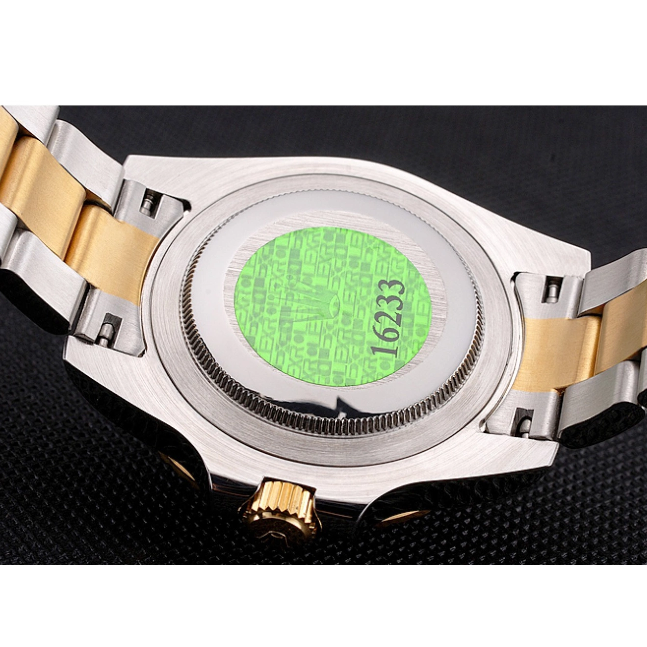AAA Replica Watches Gold Submariner Black Tone And Steel Two Dial Bezel Swiss Rolex Bracelet 0622